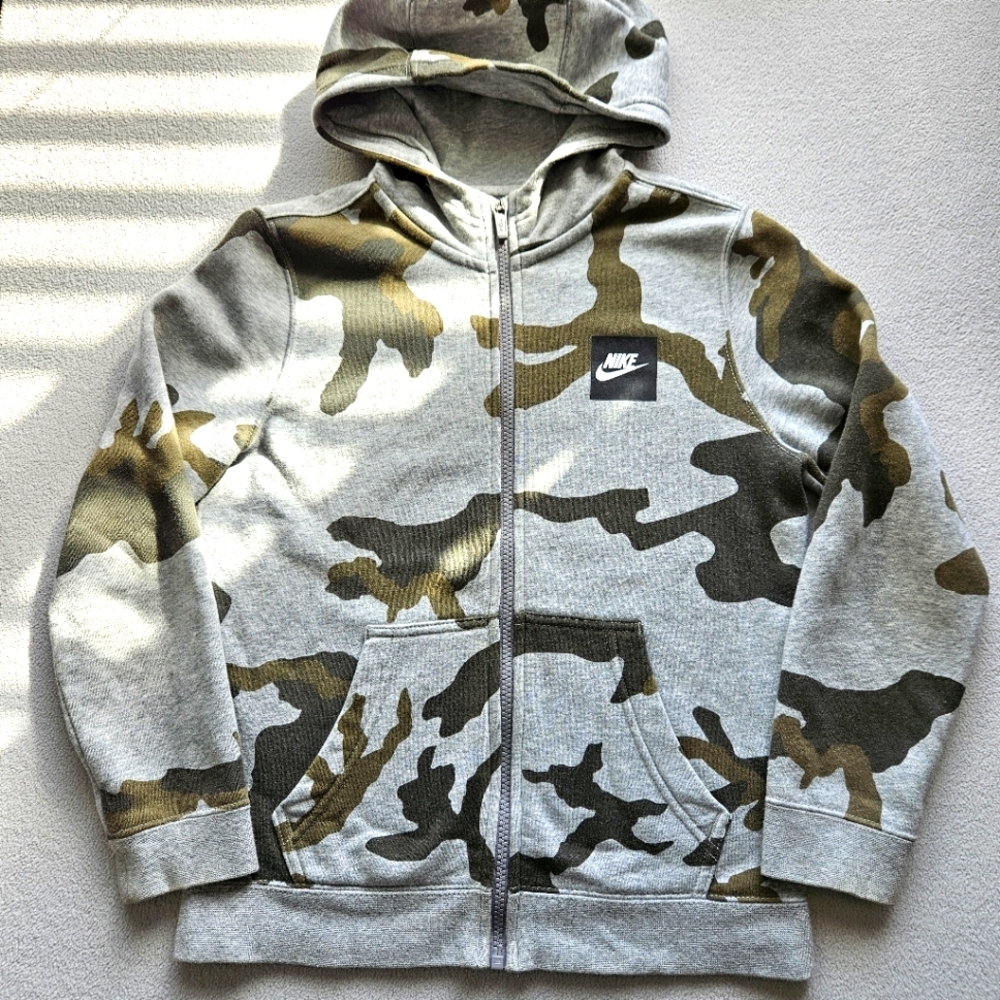 Nike Camo Gray Hoodie